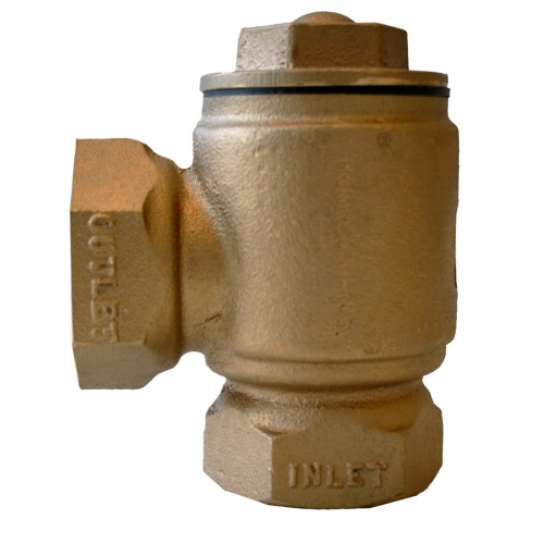 Morrison Angle Check Valve, Single Poppet, 2"