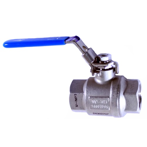 Morrison Full Port SS Locking Ball Valve, 3/4"