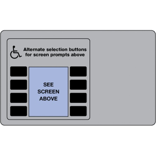 ENCORE ADA PRINTER DOOR OPTION KEYPAD STANDARD