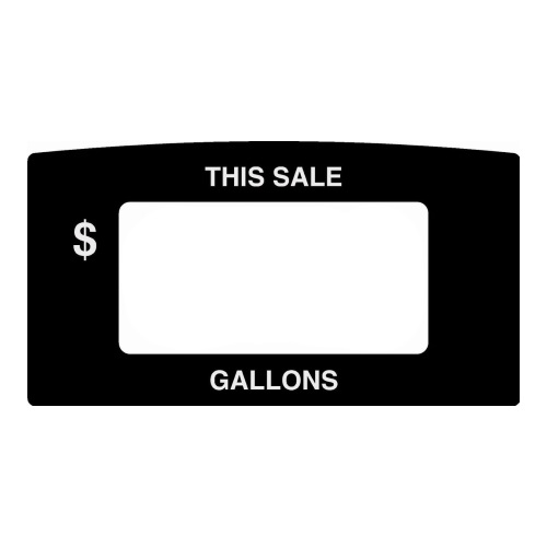 GIL ENCS MAIN DISPLAY STD BLACK/WHITE GALLONS